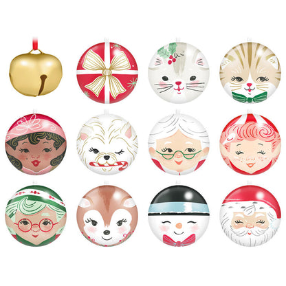 The North Pole's Countdown to Christmas Ornaments and Book Set