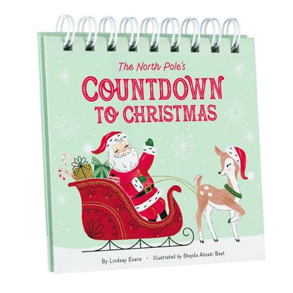 The North Pole's Countdown to Christmas Ornaments and Book Set