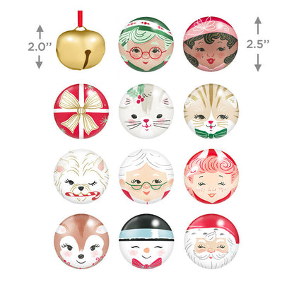 The North Pole's Countdown to Christmas Ornaments and Book Set
