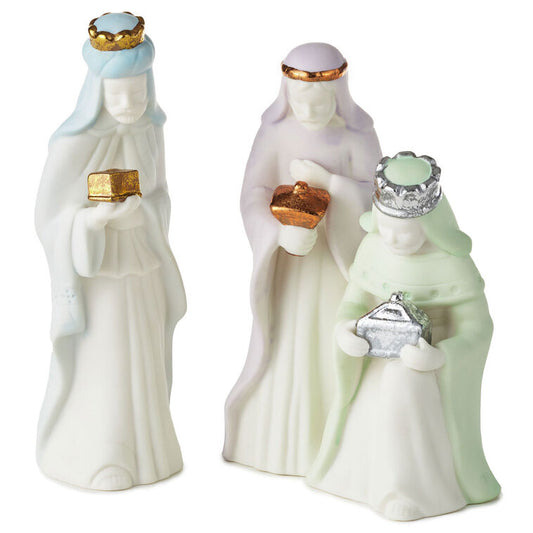 Three Wise Men Nativity Figurines, Set of 2