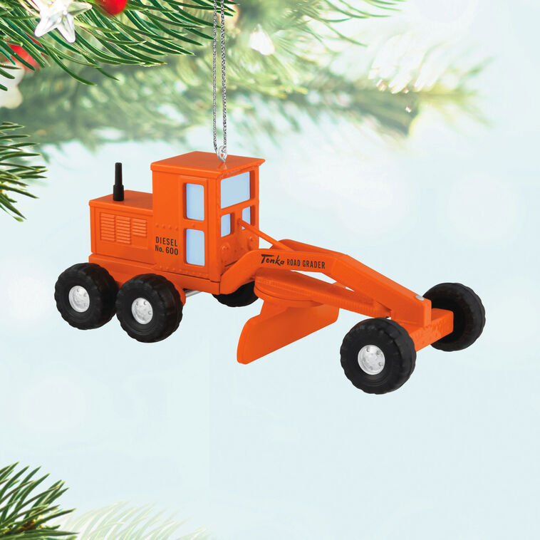 Hasbro® Tonka® Road Grader Metal Ornament