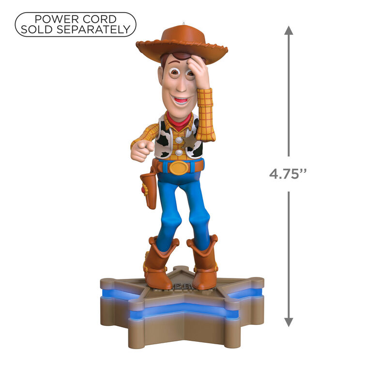 Disney/Pixar Toy Story Collection Sheriff Woody Ornament With Light and Sound