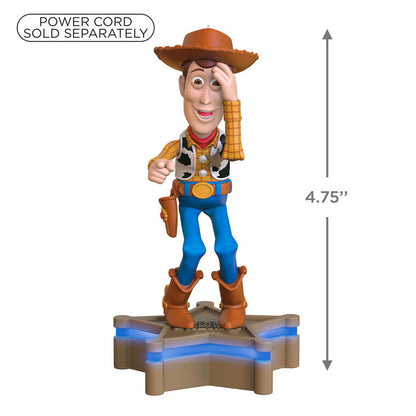 Disney/Pixar Toy Story Collection Sheriff Woody Ornament With Light and Sound