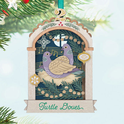 Twelve Days of Christmas Papercraft Ornament