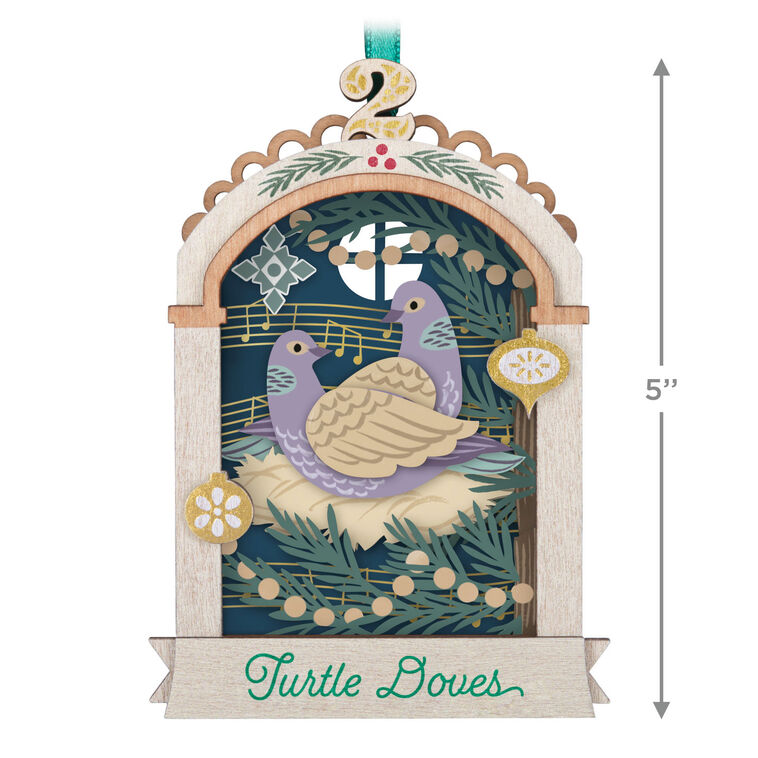 Twelve Days of Christmas Papercraft Ornament