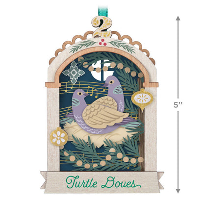 Twelve Days of Christmas Papercraft Ornament