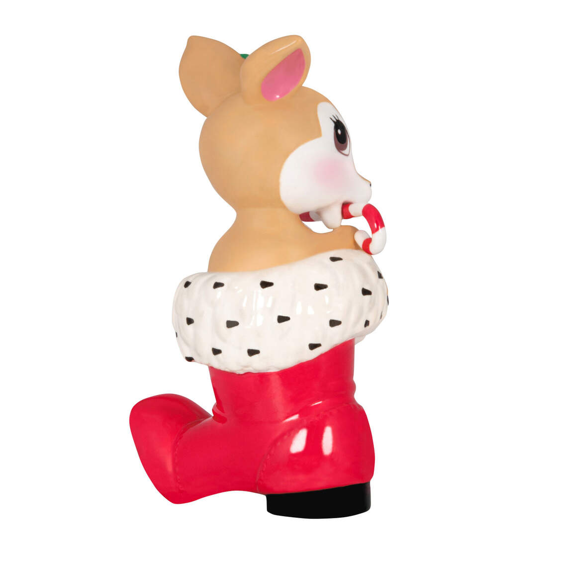 Vintage Reindeer Porcelain Ornament