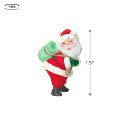 Mini Sweet Santa Ornament, 1.5"