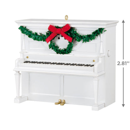 Joy to the World Piano Musical Ornament (Plays a gospel version of "O Come, All Ye Faithful".))