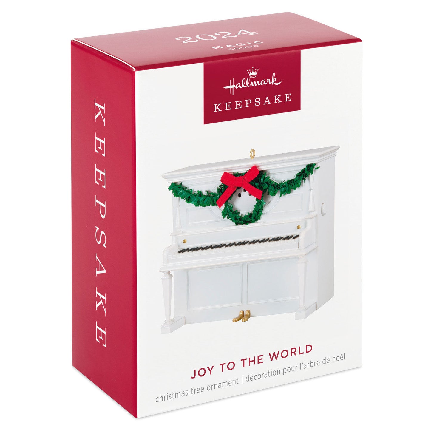 Joy to the World Piano Musical Ornament (Plays a gospel version of "O Come, All Ye Faithful".))