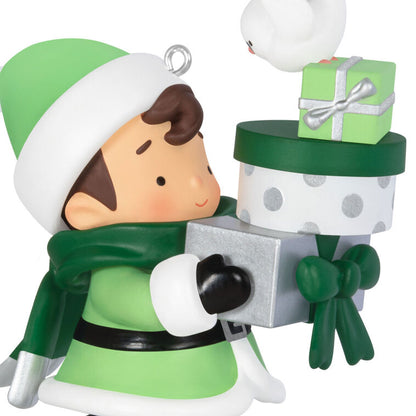 Young Santa Mystery Ornament