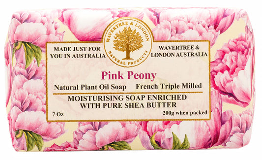 Pink Peony soap bar