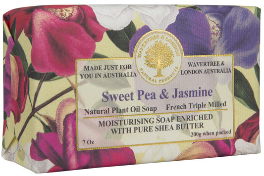 Sweet Pea & Jasmine soap bar